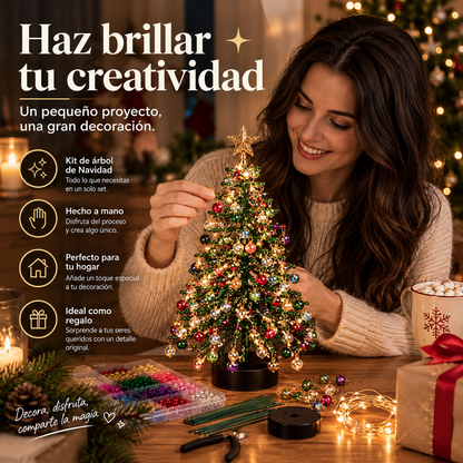 Árbol de Navidad DIY para crear en familia