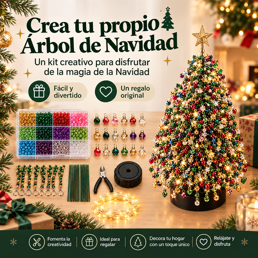 Árbol de Navidad DIY para crear en familia